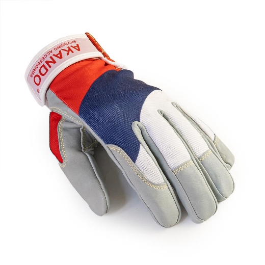 Picture of Akando Ultimate white-blue-red Gloves