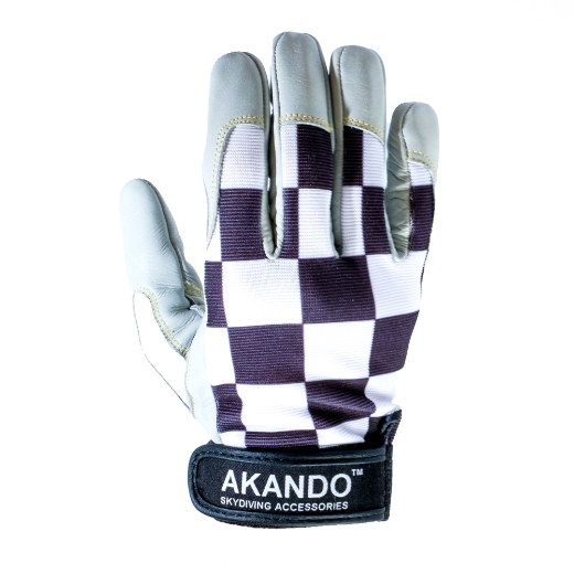 Picture of Akando Checkered Black Gloves